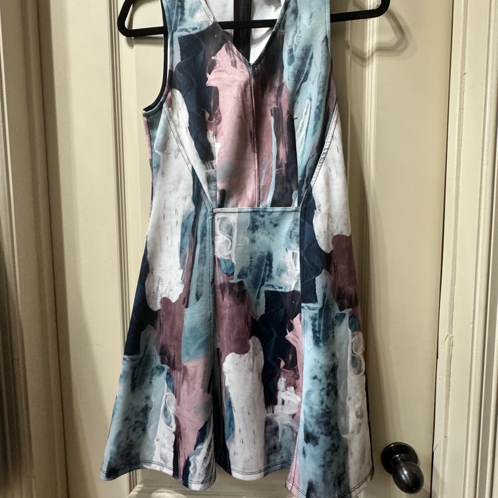 Mossimo Supply Co. Multicolor Abstract Mini Dress